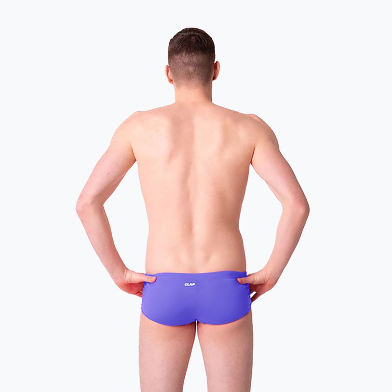 Boxeri de baie pentru bărbați CLap Slipy light violet 2