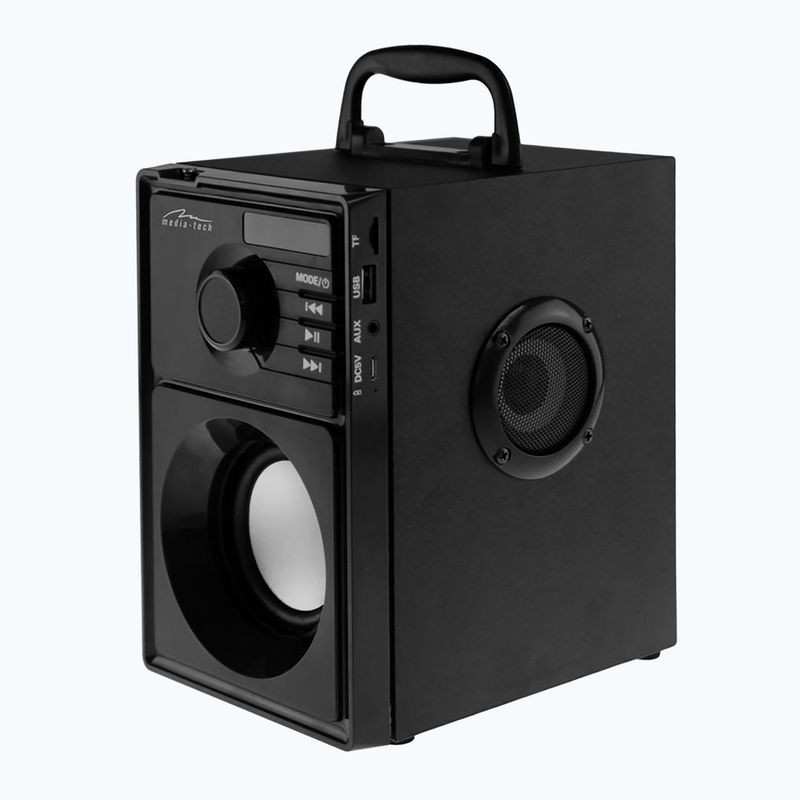 Boxă portabilă Media-Tech Boombox Silver negru/argintiu 2