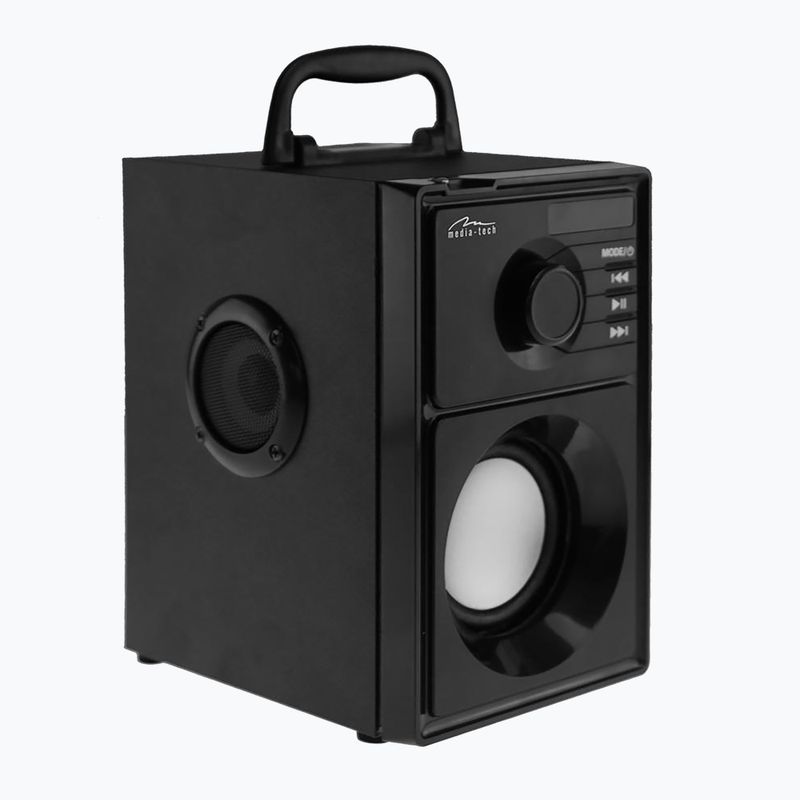 Boxă portabilă Media-Tech Boombox Silver negru/argintiu 3