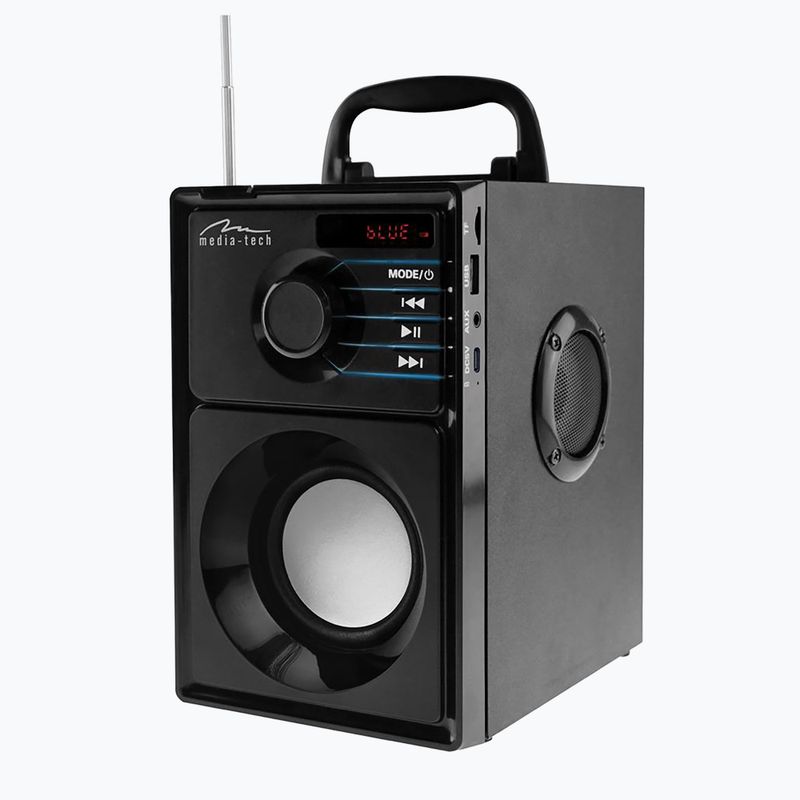 Boxă portabilă Media-Tech Boombox Silver negru/argintiu 4