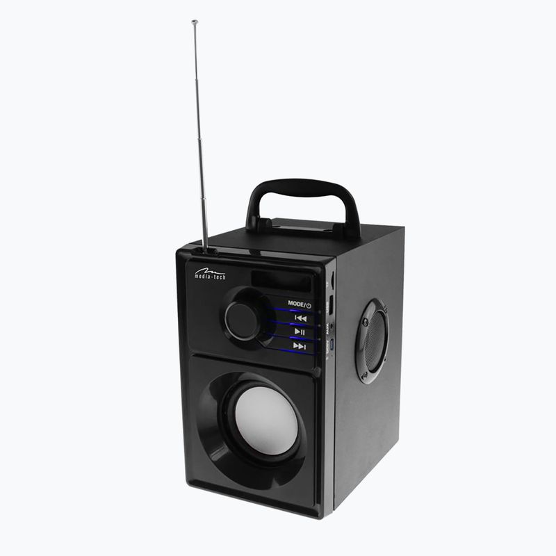 Boxă portabilă Media-Tech Boombox Silver negru/argintiu 5