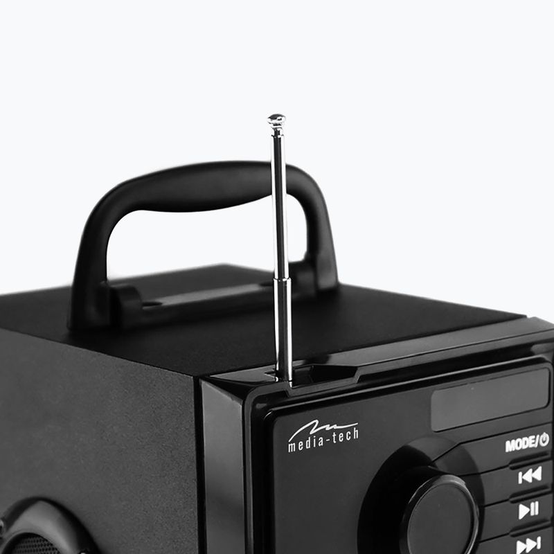 Boxă portabilă Media-Tech Boombox Silver negru/argintiu 6