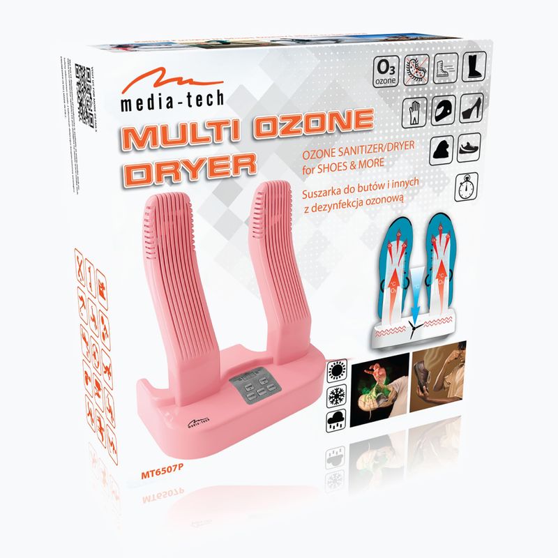 Uscător pentru încălțăminte Media-Tech Ozone Pro pink 8