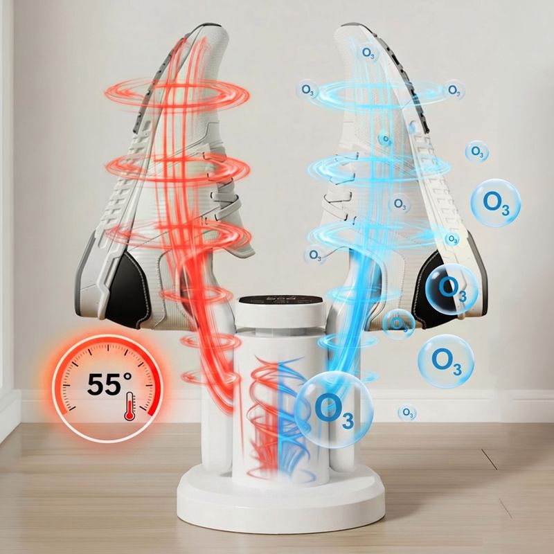 Uscător pentru încălțăminte Media-Tech Ozone Pro+ white/yellow 8