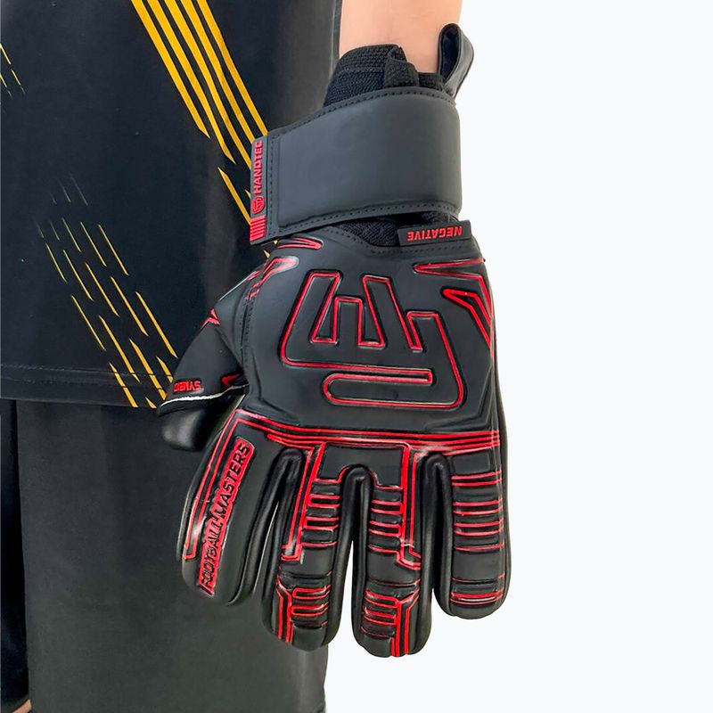 Mănuși de portar pentru copii Football Masters Symbio NC red