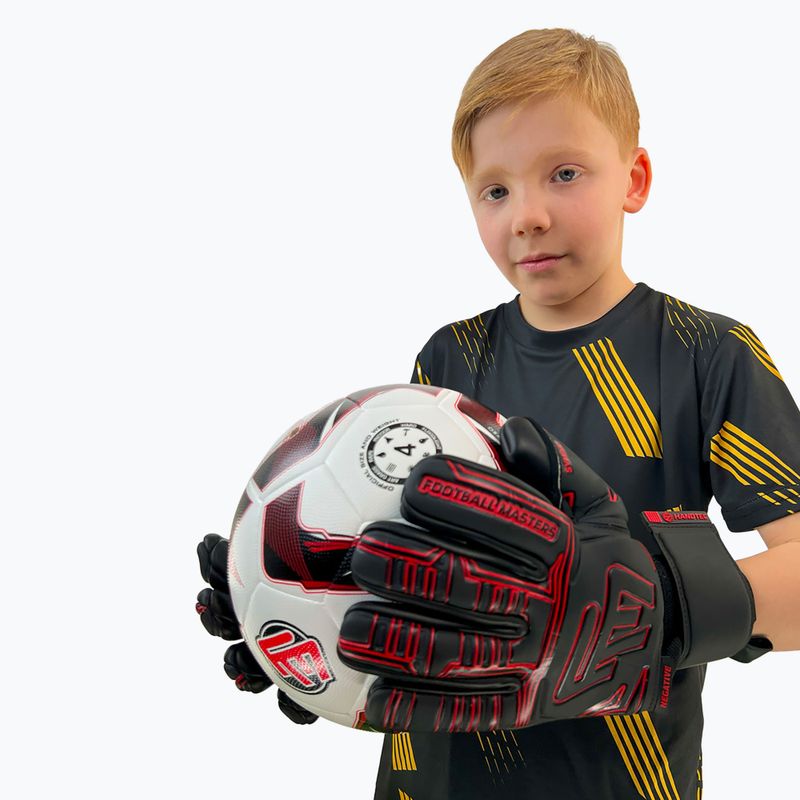 Mănuși de portar pentru copii Football Masters Symbio NC red