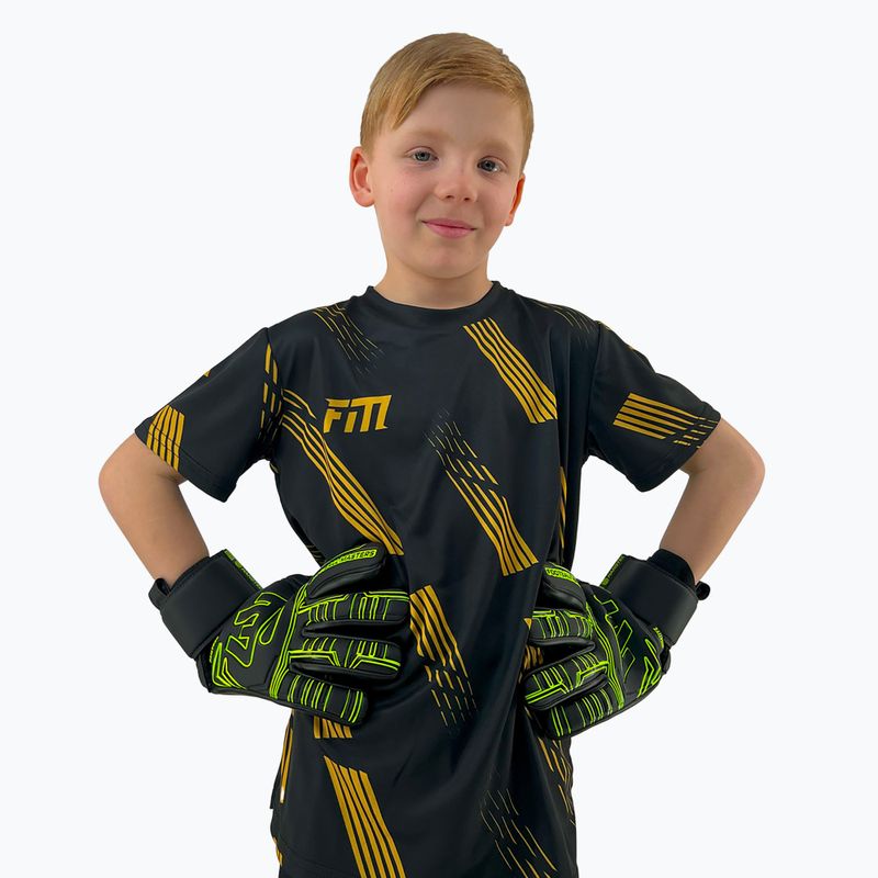 Mănuși de portar pentru copii Football Masters Symbio NC fluo
