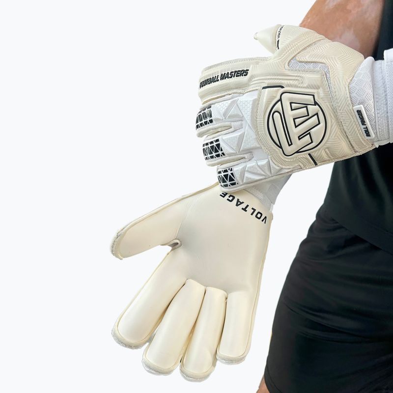 Mănuși de portar Football Masters Voltage Plus RF white 5