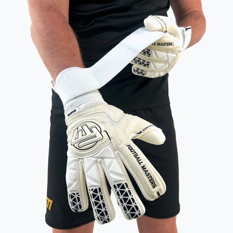 Mănuși de portar Football Masters Voltage Plus NC white 4