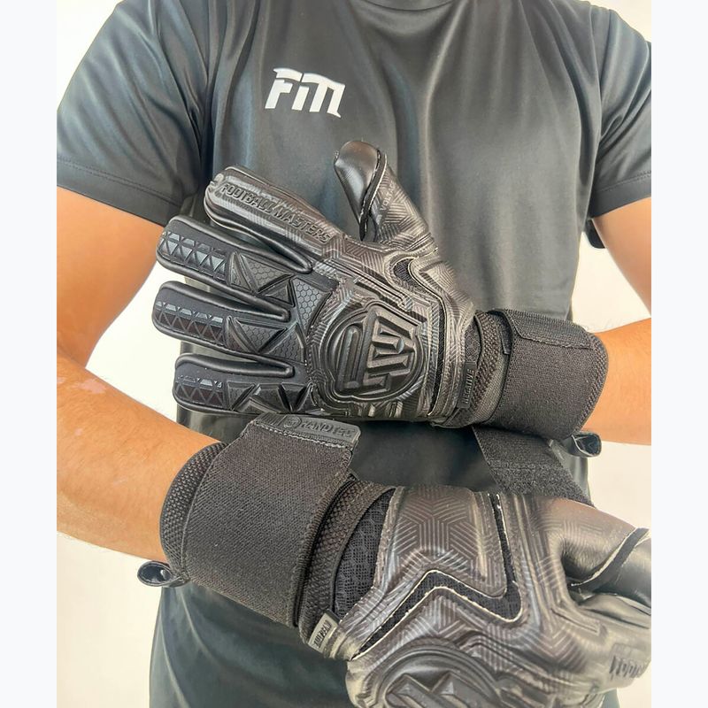 Mănuși de portar Football Masters Voltage Plus NC black 3