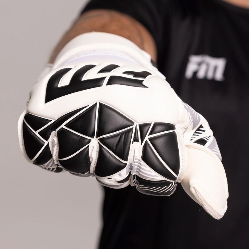 Mănuși de portar Football Masters Invictus X RF white/black 6