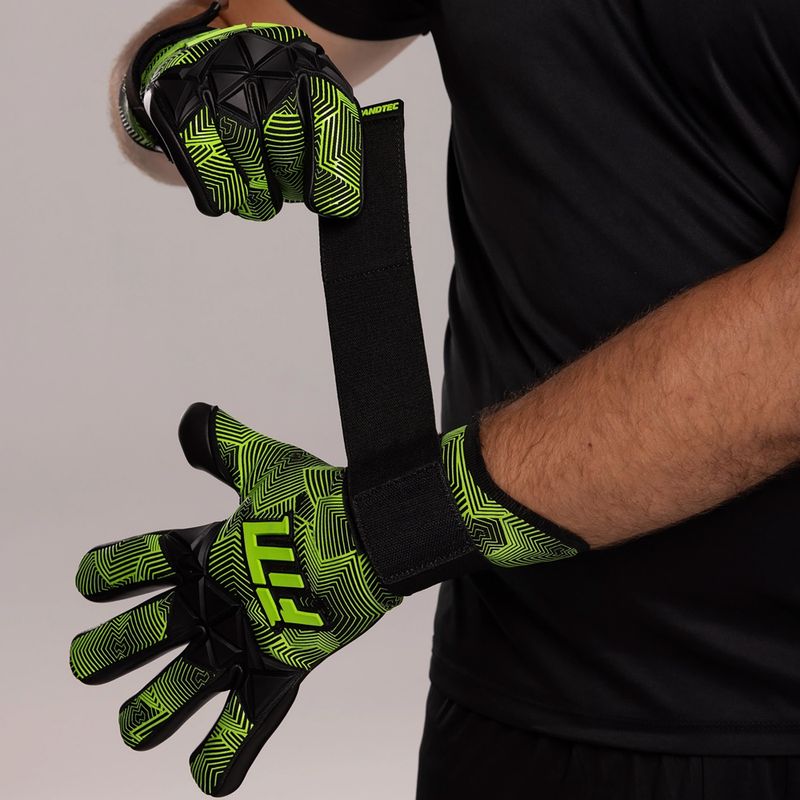 Mănuși de portar Football Masters Varis X Pro NC black/green 7