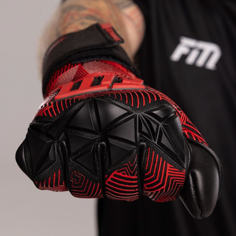 Mănuși de portar Football Masters Varis X Pro NC black/red 5