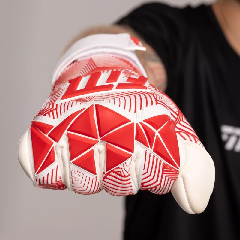 Mănuși de portar Football Masters Varis X Pro NC white/red 7