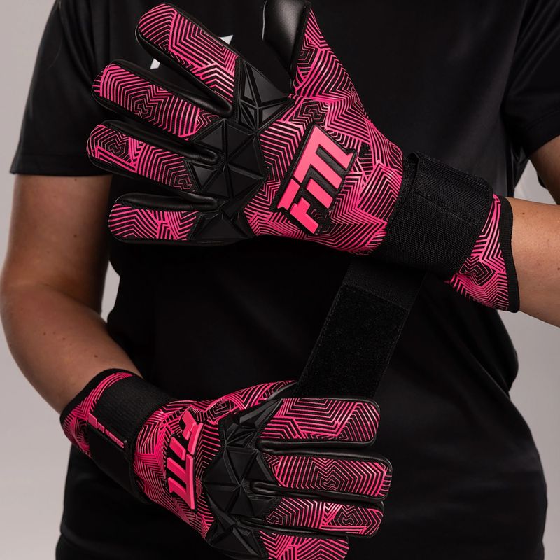 Mănuși de portar Football Masters Varis X Pro NC black/pink 4