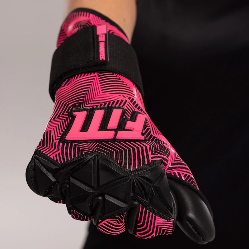 Mănuși de portar Football Masters Varis X Pro NC black/pink 7