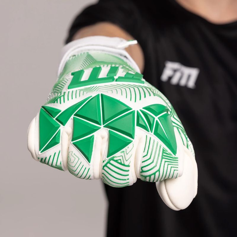 Mănuși de portar Football Masters Varis X Pro NC white/green 6