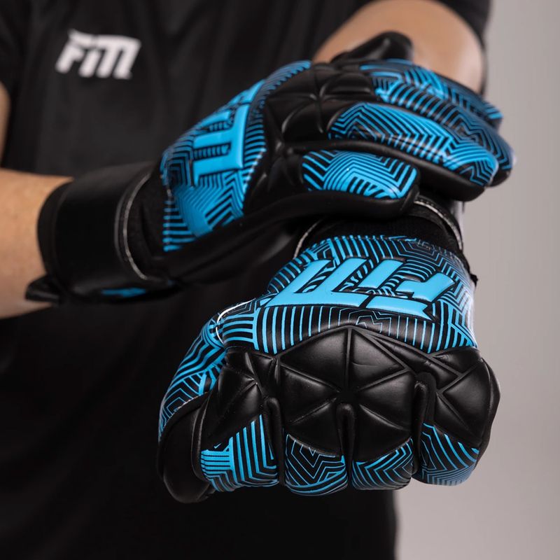 Mănuși de portar Football Masters Varis X NC black/blue 3