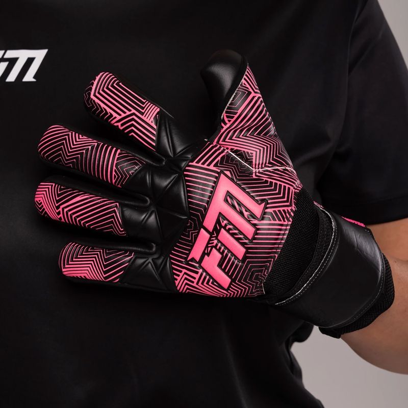 Mănuși de portar Football Masters Varis X NC black/pink 4