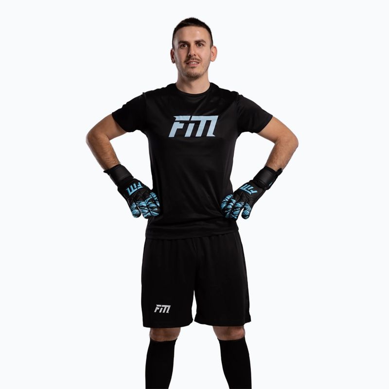 Mănuși de portar Football Masters Invictus X Training black/blue 3