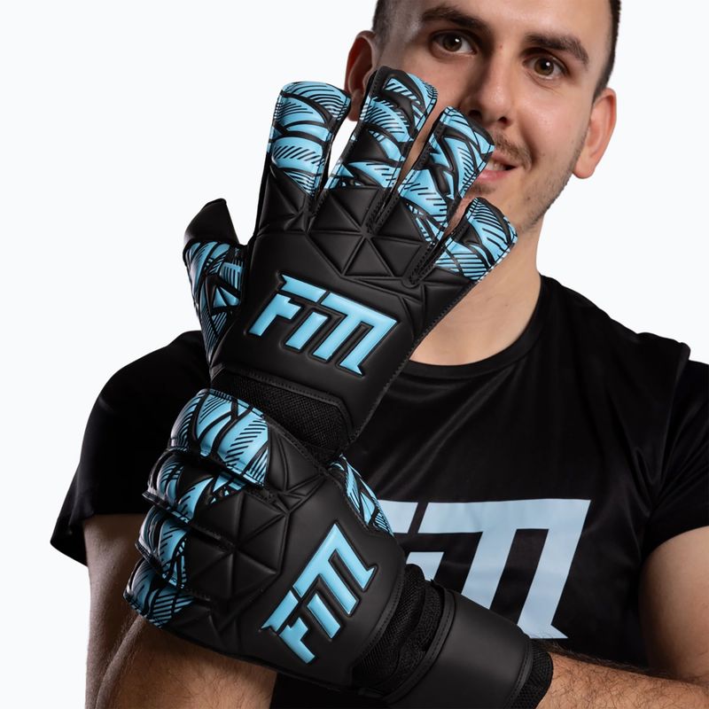 Mănuși de portar Football Masters Invictus X Training black/blue 5