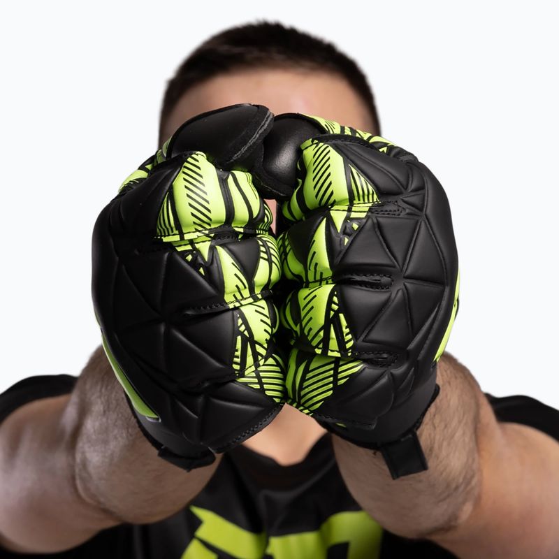 Mănuși de portar Football Masters Invictus X Training black/green 6