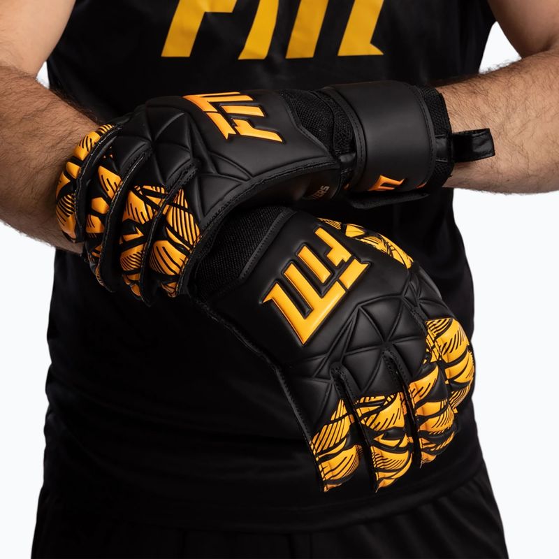 Mănuși de portar Football Masters Invictus X Training black/orange 6