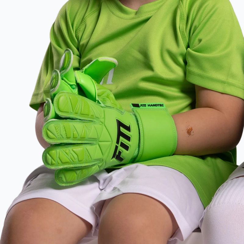 Mănuși de box pentru copii Football Masters Invictus X Jr lime 4