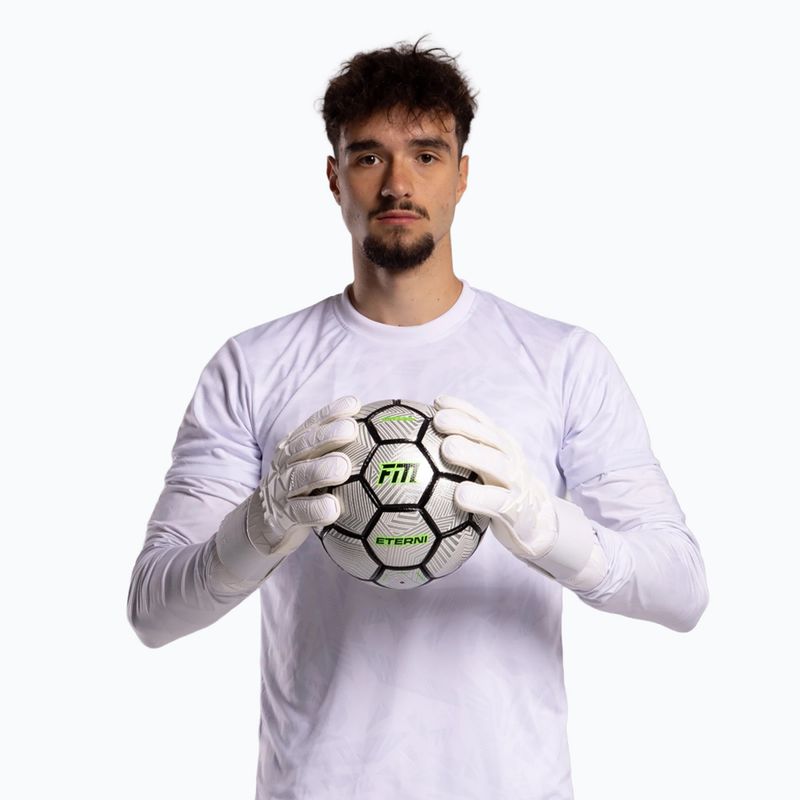 Mănuși de portar Football Masters Invictus X PRO all white 7