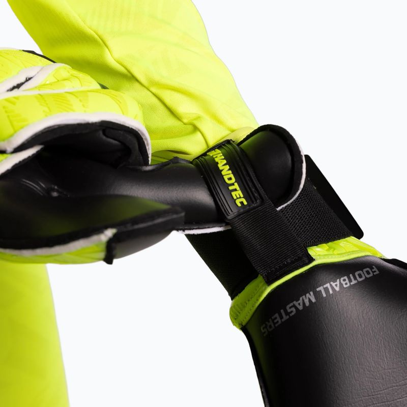 Mănuși de portar Football Masters Invictus X PRO yellow fluo 7