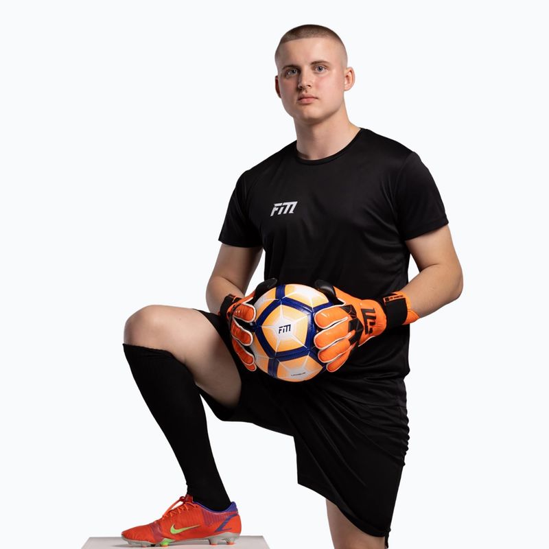 Mănuși de portar Football Masters Invictus X PRO orange fluo 3