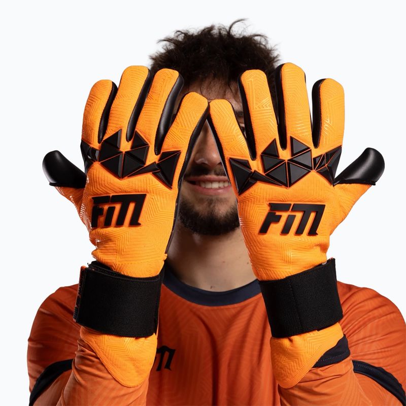 Mănuși de portar Football Masters Varis X PRO orange fluo 4