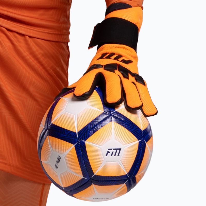 Mănuși de portar Football Masters Varis X PRO orange fluo 10