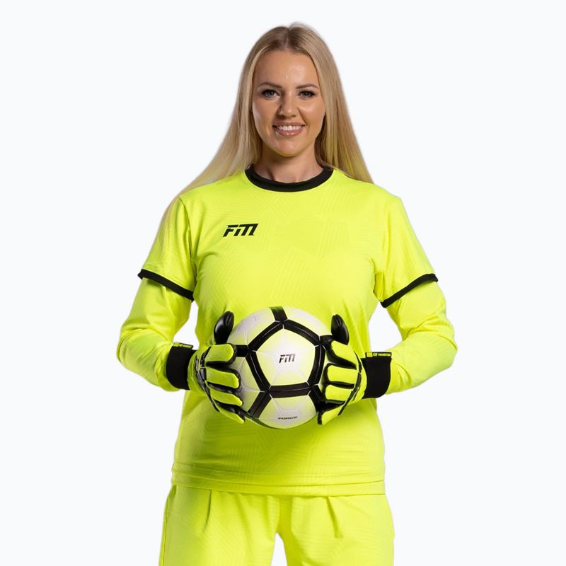 Mănuși de portar Football Masters Varis X PRO yellow fluo 3