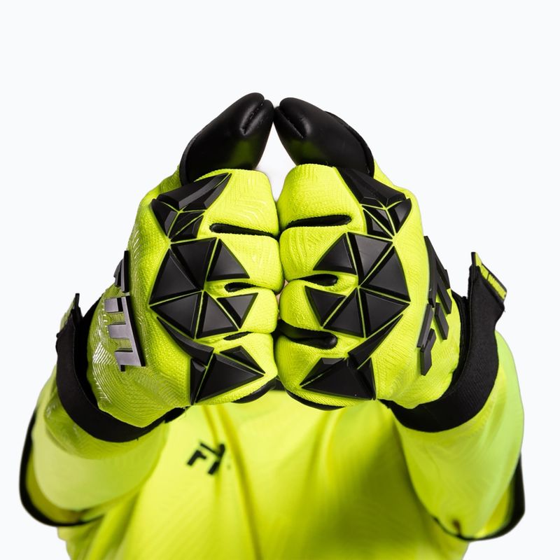 Mănuși de portar Football Masters Varis X PRO yellow fluo 9