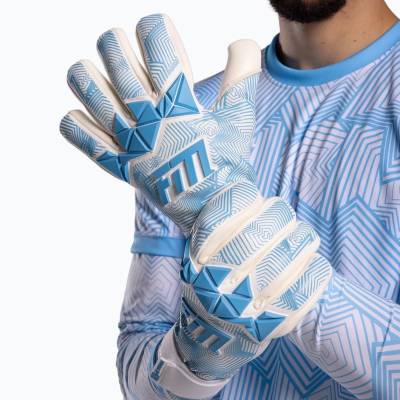 Mănuși de portar Football Masters Varis X PRO white/blue 6