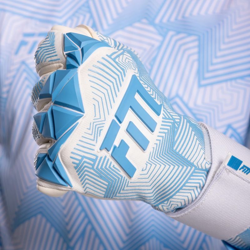 Mănuși de portar Football Masters Varis X PRO white/blue 7