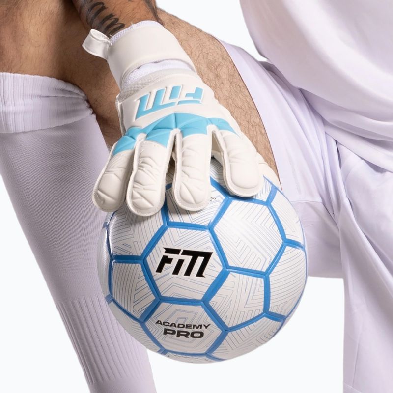Mănuși de portar Football Masters Invictus X white/blue 9