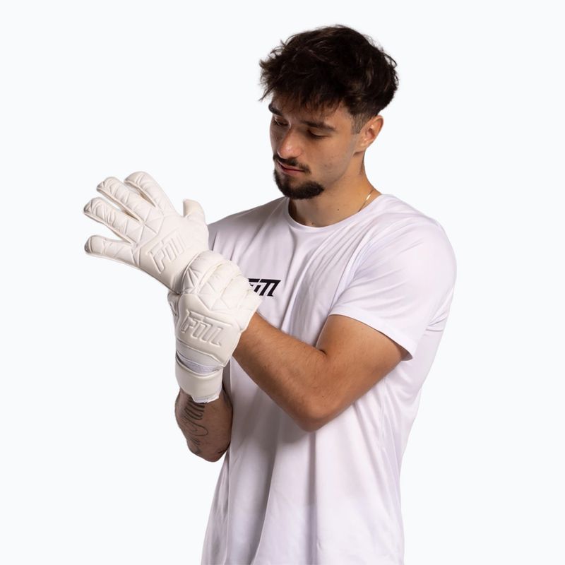 Mănuși de portar Football Masters Invictus X all white 2
