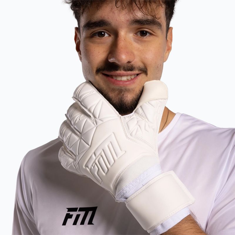 Mănuși de portar Football Masters Invictus X all white 4