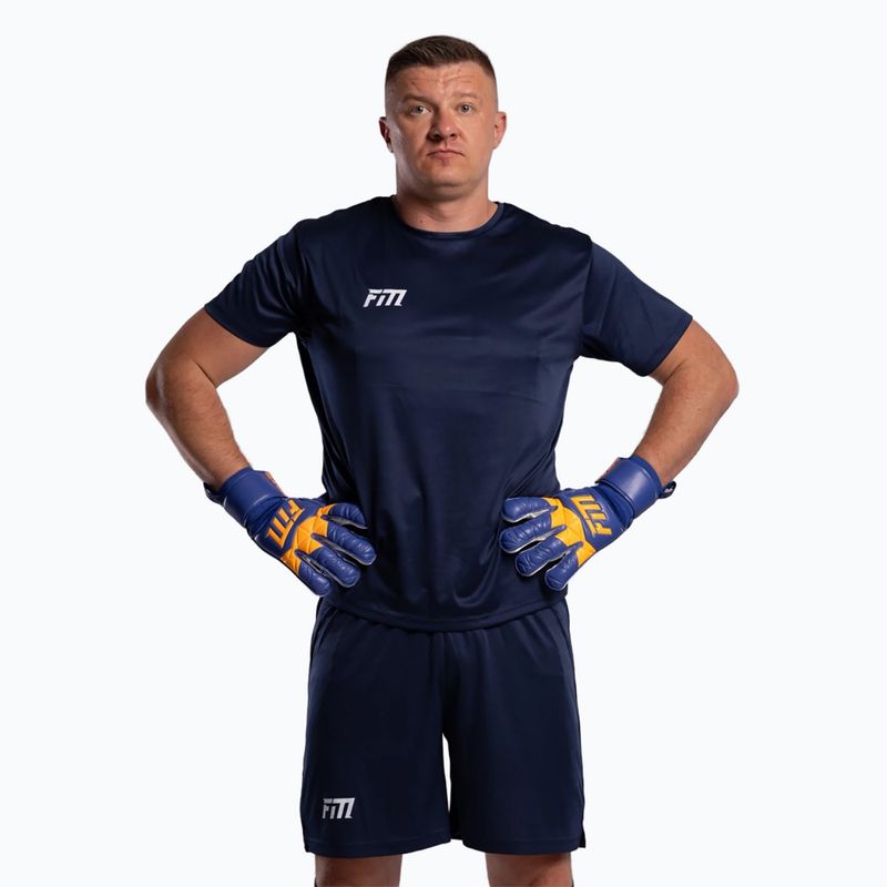 Mănuși de portar Football Masters Invictus X blue/orange 4