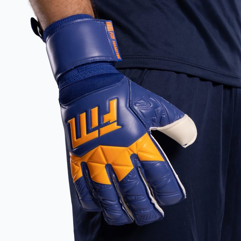 Mănuși de portar Football Masters Invictus X blue/orange 6