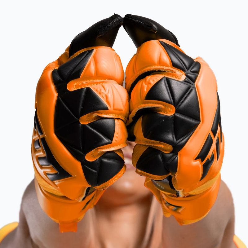 Mănuși de portar Football Masters Invictus X orange fluo 5