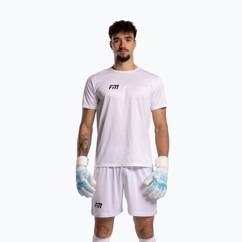 Mănuși de portar Football Masters Varis X white/blue 8