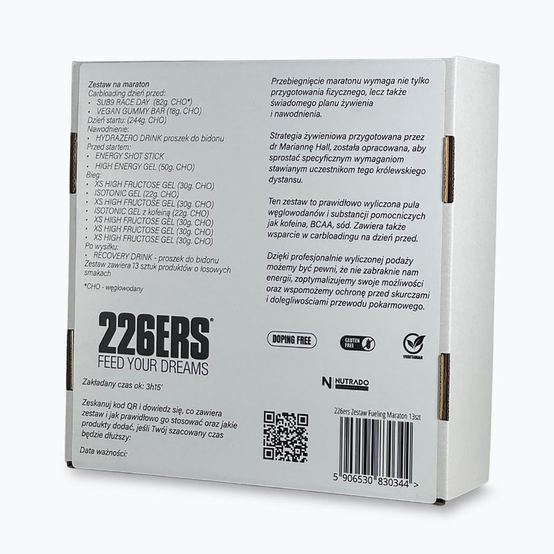 Set de fueling corespunzător 226ERS semi-maraton 13 buc 2