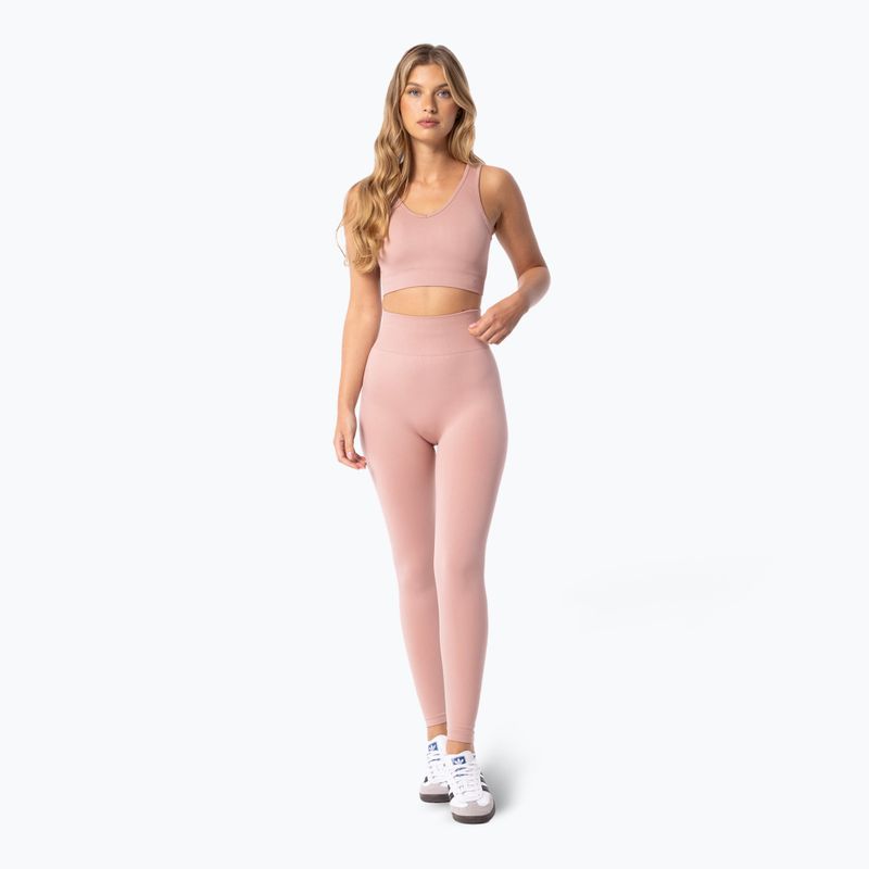 Colanți de antrenament pentru femei Carpatree Simply Seamless smooth pink 2