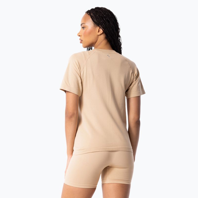 Tricou de antrenament pentru femei  Carpatree Simply Seamless perfrct beige 3