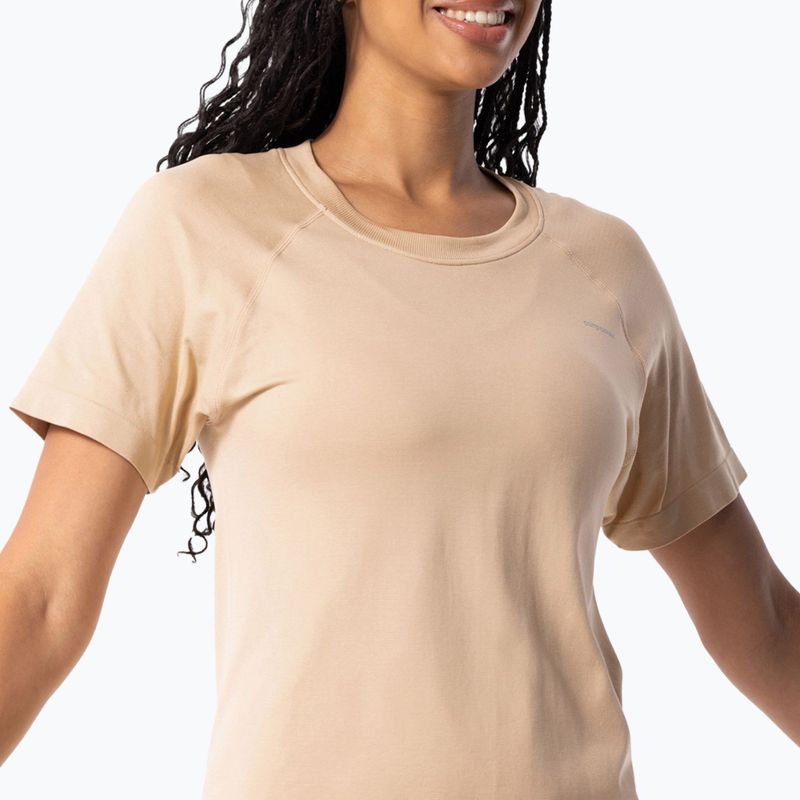 Tricou de antrenament pentru femei  Carpatree Simply Seamless perfrct beige 4