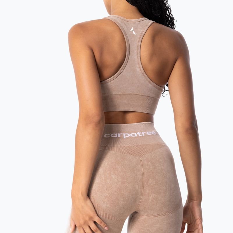 Sutien de antrenament Carpatree Yasmine Seamless beige stone wash 2