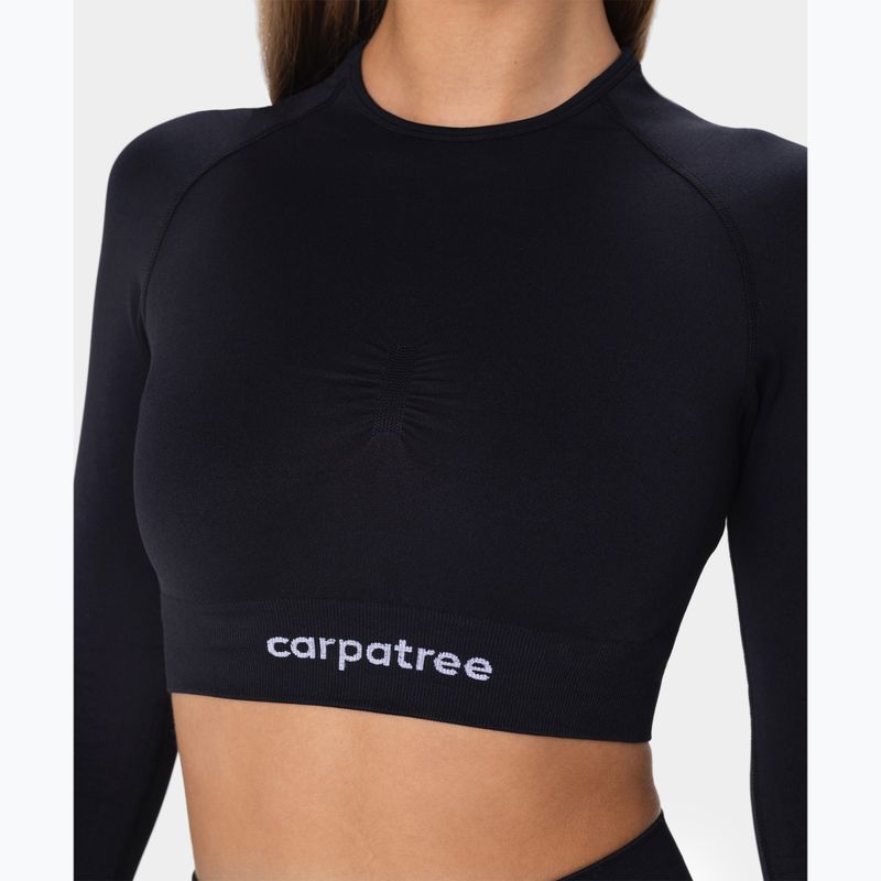 Longsleeve de antrenament pentru femei Carpatree Allure Seamless black 7